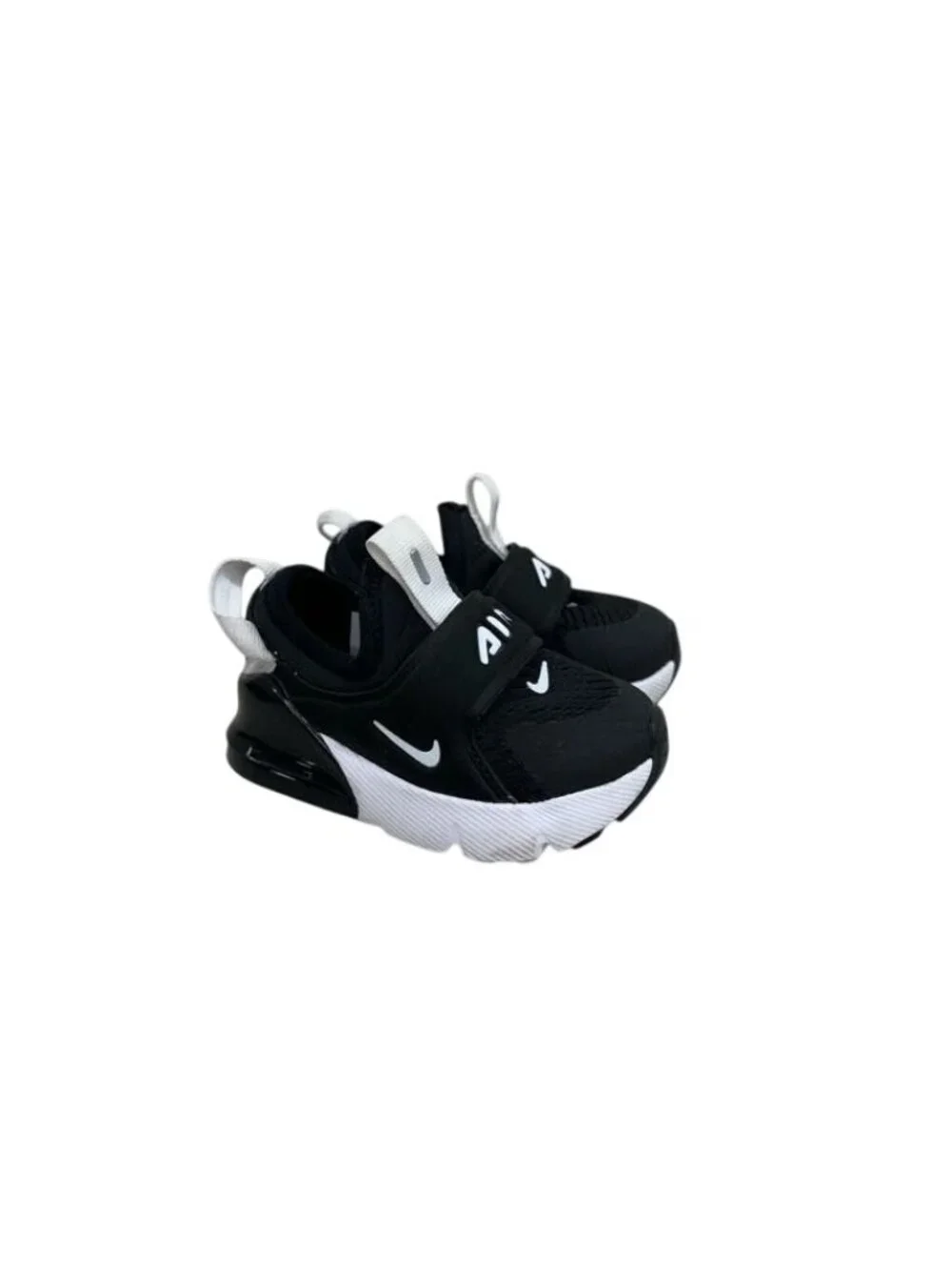 Nike Air Max 270 Extreme CI1109-001 Black and White Toddler Sneakers Shoes Sz 5C